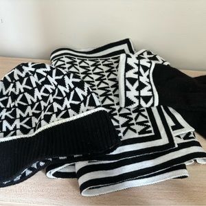 AUTHENTIC Michael Kors scarf, gloves and beanie set